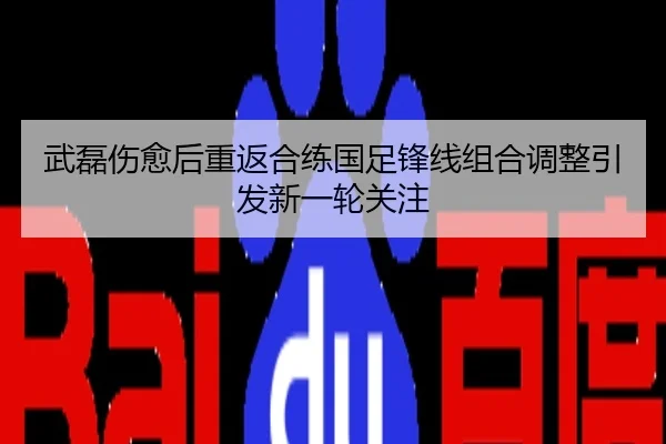 武磊伤愈后重返合练国足锋线组合调整引发新一轮关注